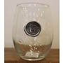 Stemless Wine Glass-Initial H