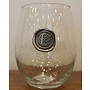 Stemless Wine Glass-Initial L