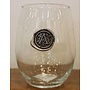 Stemless Wine Glass-Initial A