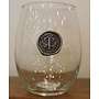 Stemless Wine Glass-Initial T