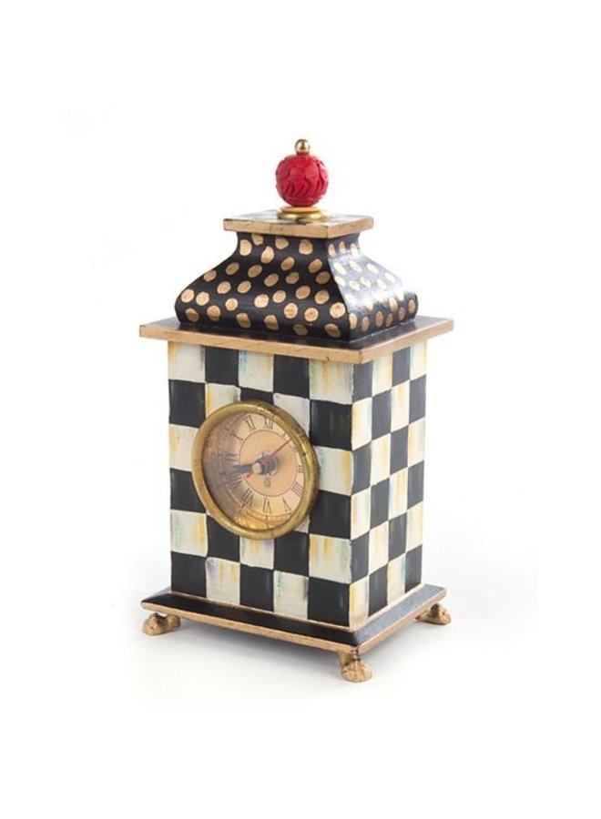 Courtly Check Desk Clock