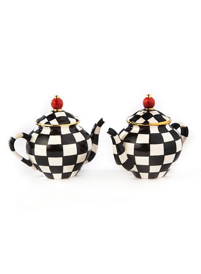 Courtly Teapot Salt & Pepper Set
