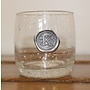 Double Old Fashion Glass-Initial K