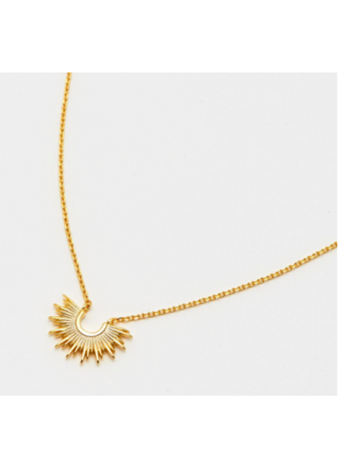 Gold Filled Sunburst Earrings or Necklace