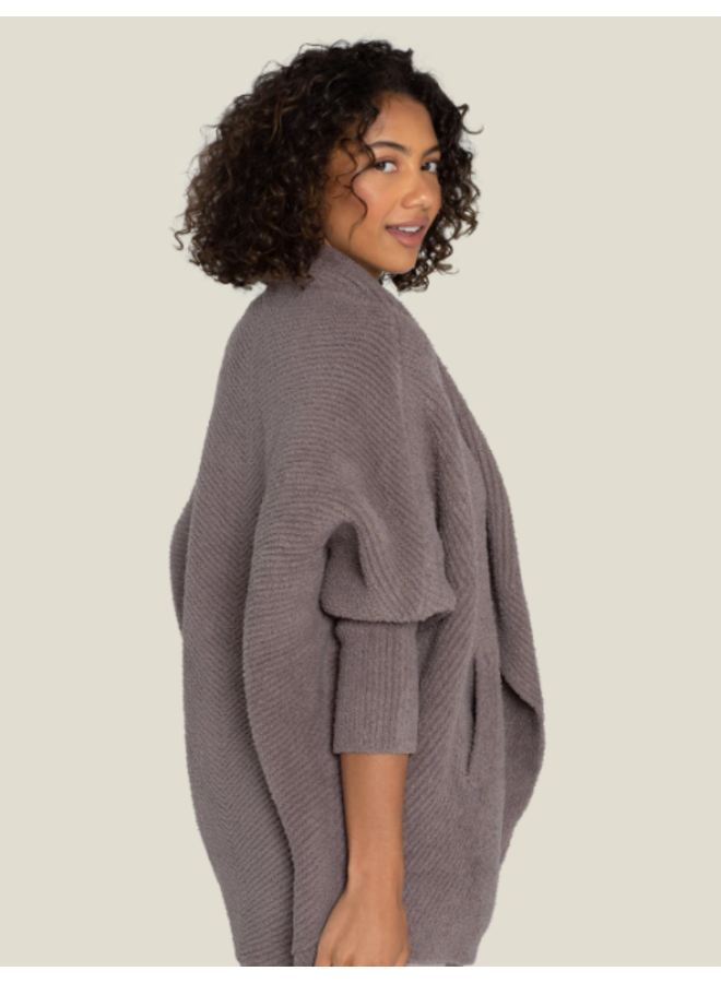 CozyChic Chevron Ribbed Cardigan 