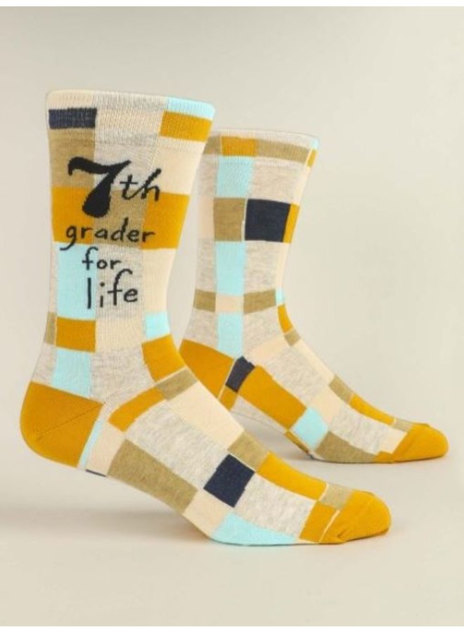 Men's Socks- 7th Grader For Life