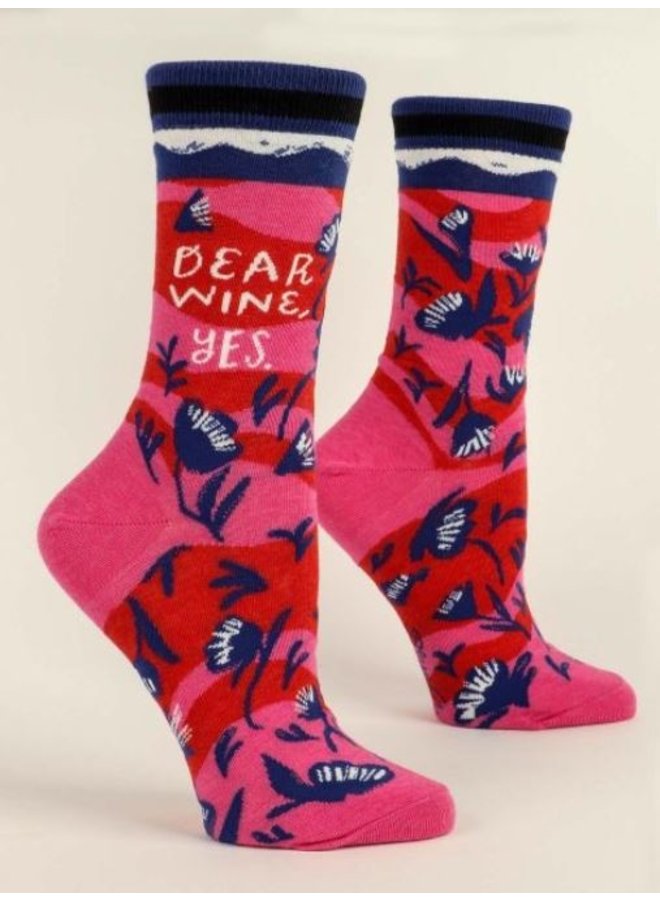 Women's Socks Dear Wine