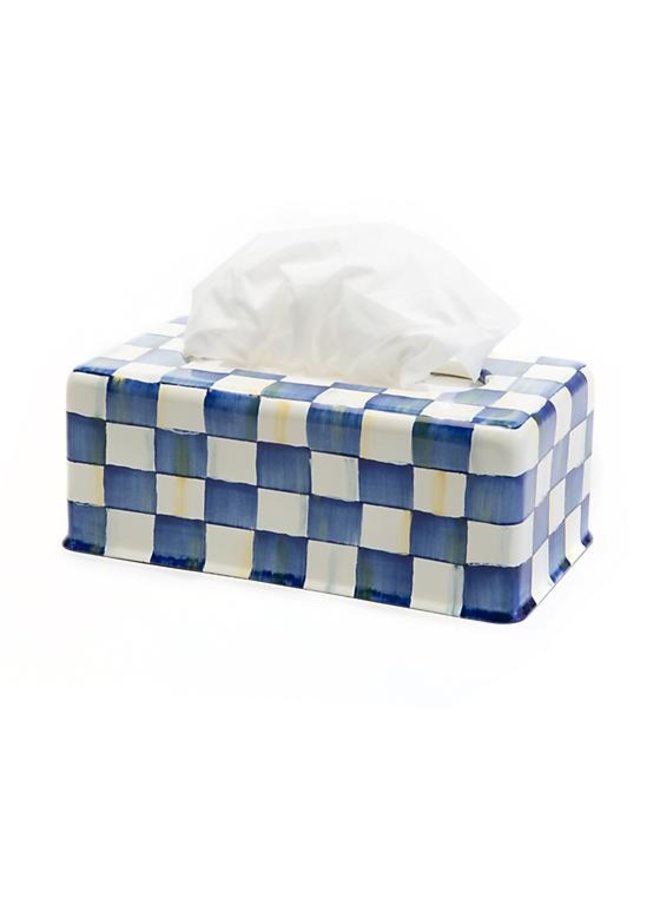 Royal Check Enamel Standard Tissue Box Cover