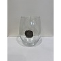 Stemless Wine Glass-Initial I