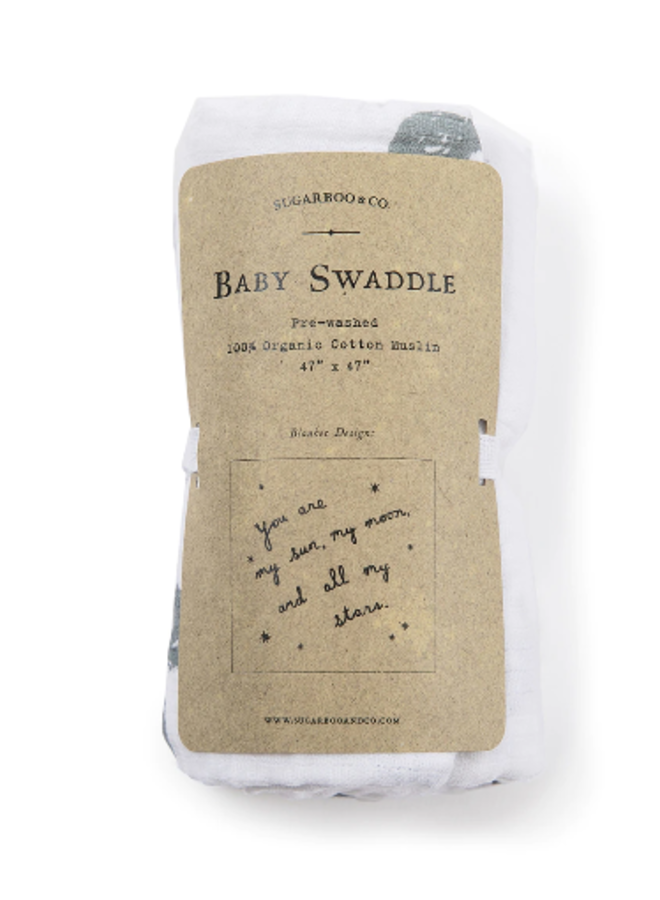 My Sun, My Moon Swaddle Blanket