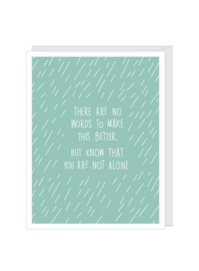 Falling Rain Sympathy/Support Card
