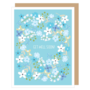 Floral Get Well Greeted Card