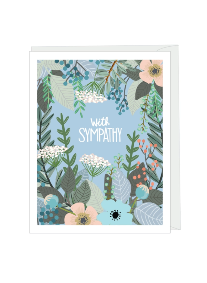 Floral Sympathy Card