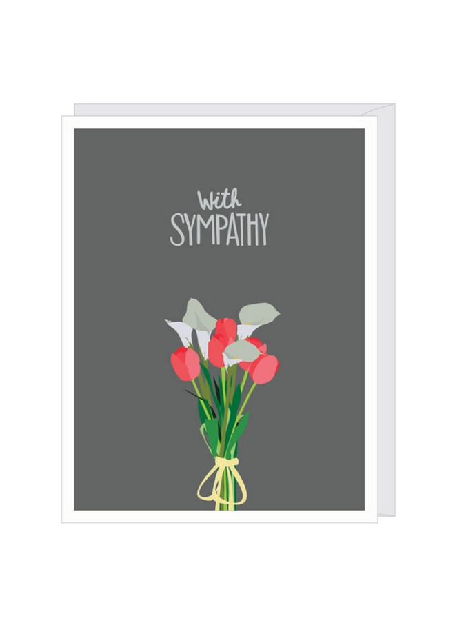 Lily & Tulip Sympathy Card