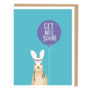 Rabbit Nurse Get Well Card