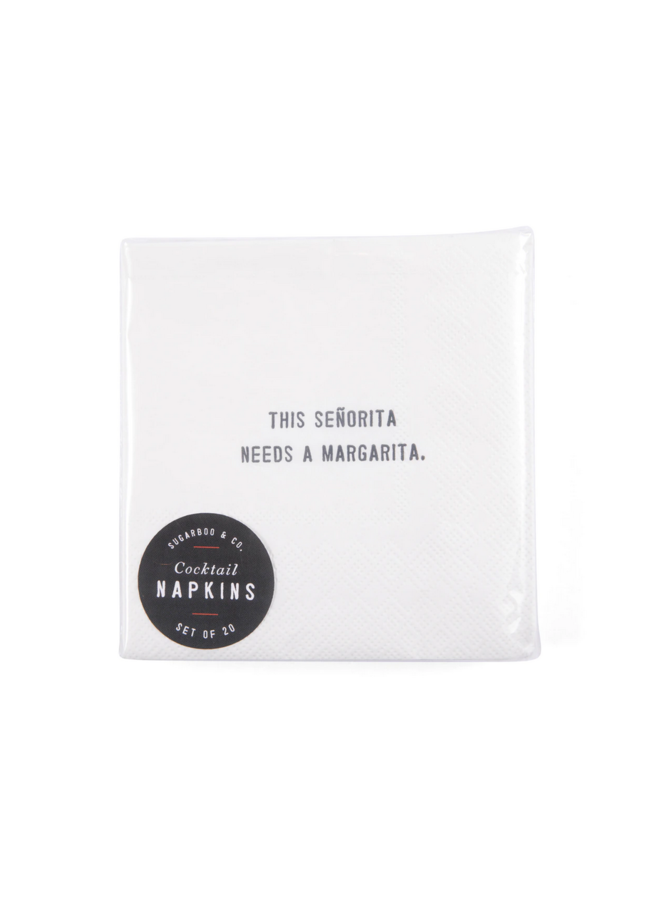 Cocktail Napkins with Saying