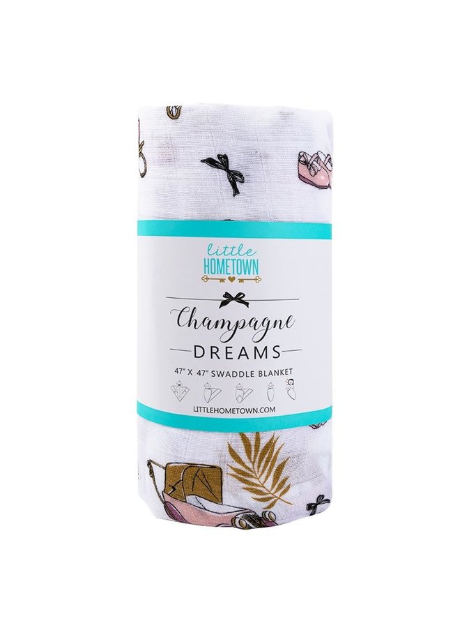 Champagne Dreams Swaddle (Girl)