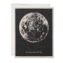 Here For You Moon Card