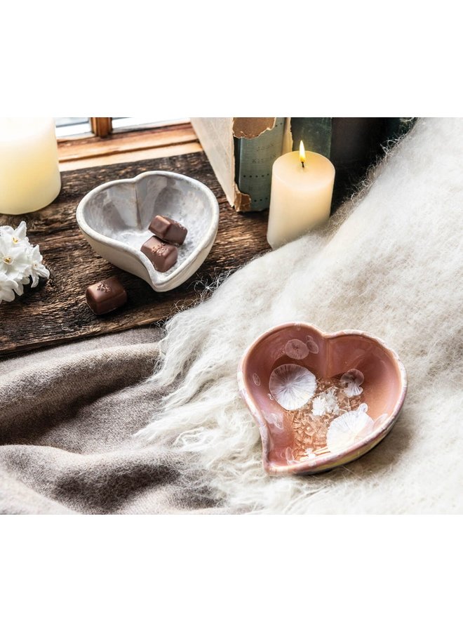 Crystalline Twist Heart Bowl - Candent