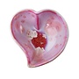 Crystalline Twist Heart Bowl - Rose