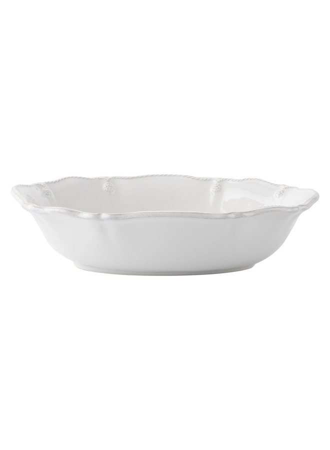 Berry & Thread Whitewash 12" Oval Serving Bowl