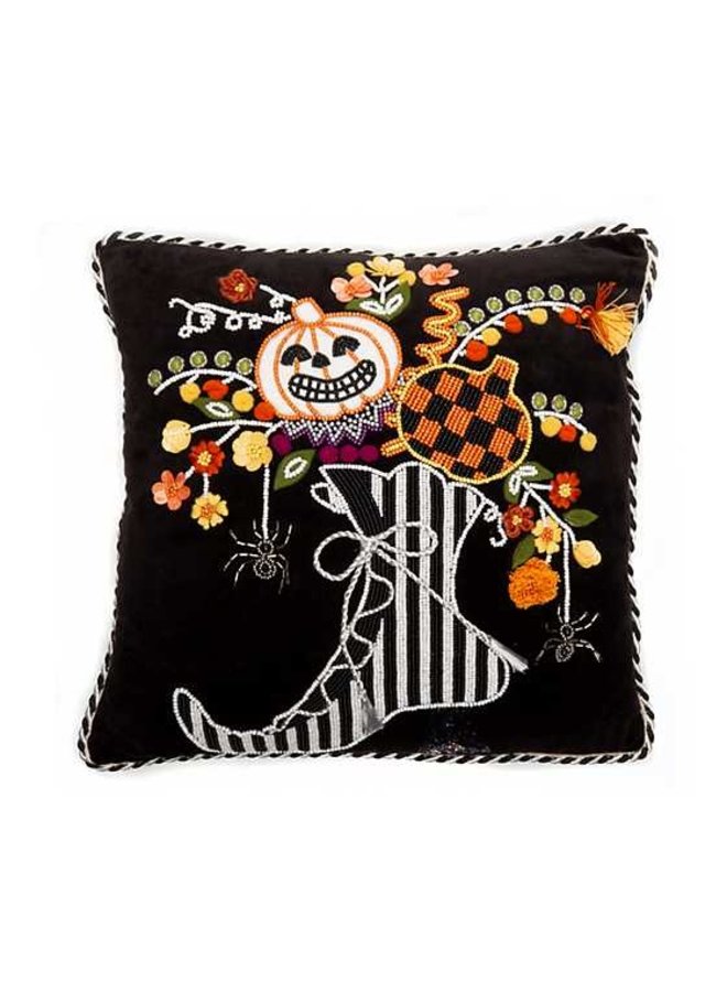 Halloween to Boot Pillow