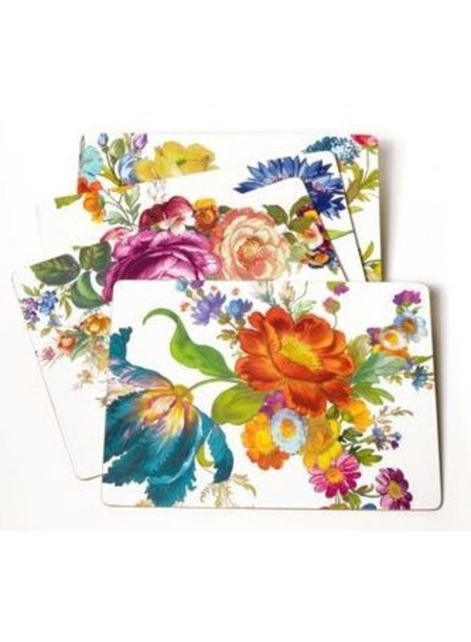 Flower Market Cork Back Placemats - Set of 4