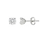 14k White Gold CZ Studs (1.00 Carats Total Weight)