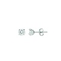 14k White Gold CZ Studs (0.50 Carats Total Weight)
