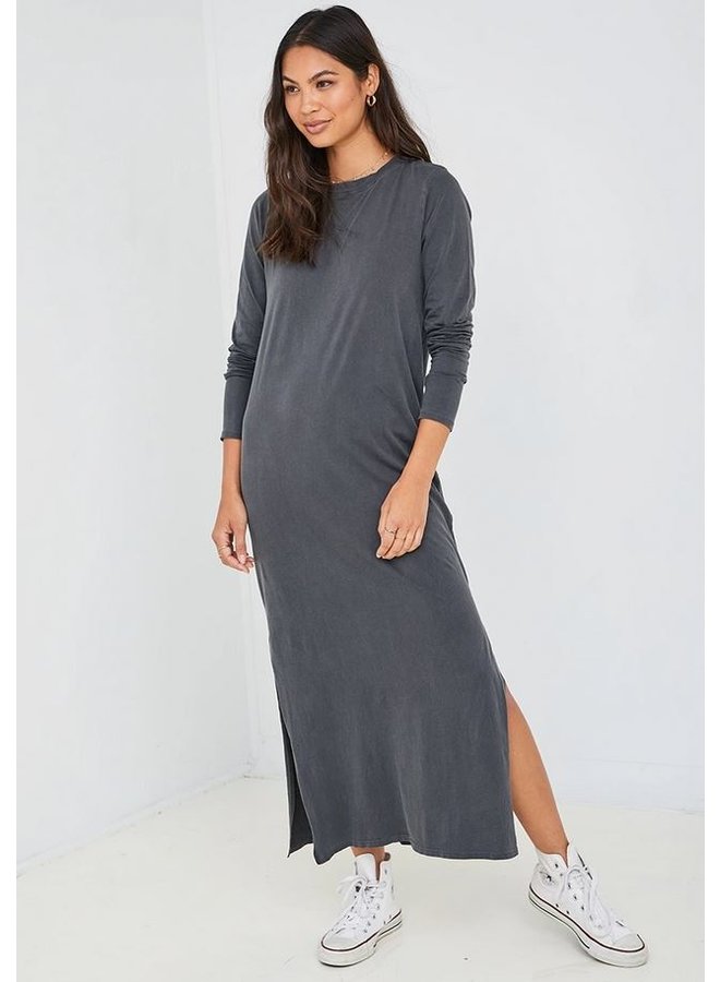 Long Sleeve Midi T-Shirt Dress