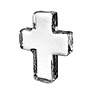 Glass Cross In Gift Box - Medium