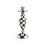 Courtly Check Enamel Candlestick - Medium