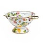 Flower Market Small Colander - White