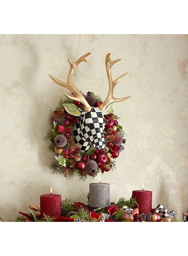 Courtly Check Small Deer Head
