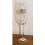Champagne Flute- Initial T