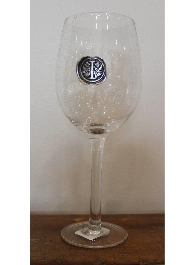 Stem Wine Glass-Intial I
