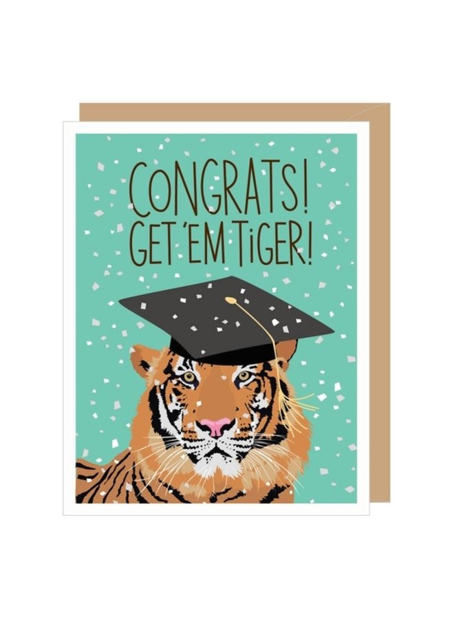 Get' Em Tiger Graduation Card