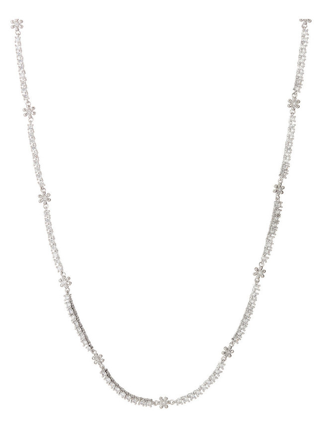 Daisy Ballier Chain Necklace - Silver