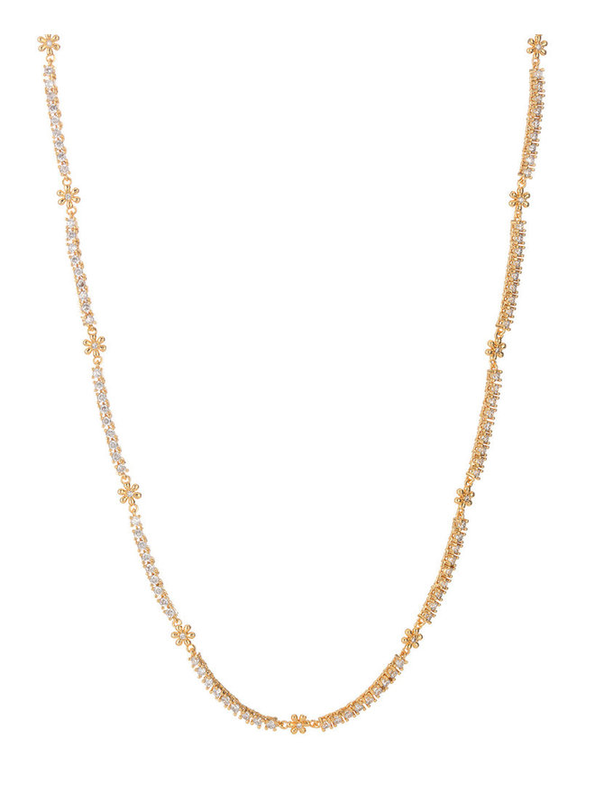 Daisy Ballier Chain Necklace - Gold