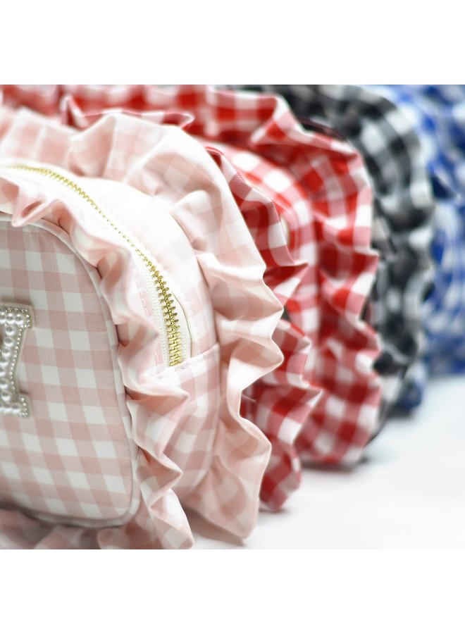 Gingham Frilly Bag