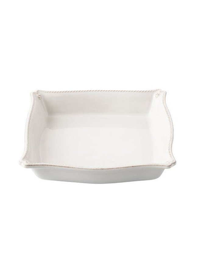 Berry & Thread Matzoh Plate - Whitewash