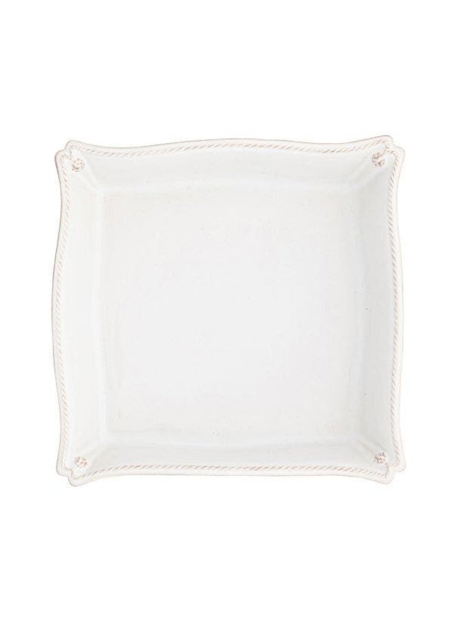 Berry & Thread Matzoh Plate - Whitewash