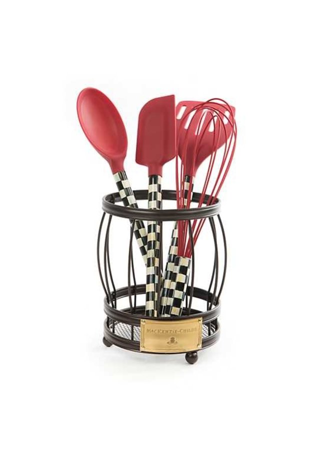 Courtly Check Spatula Red