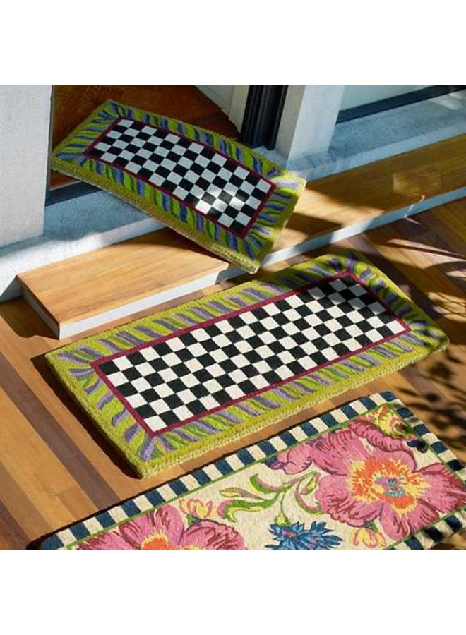 Courtly Check Entrance Mat