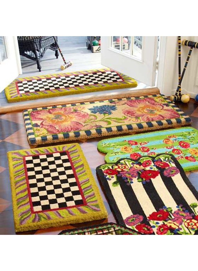 Courtly Check Double Door Entrance Mat