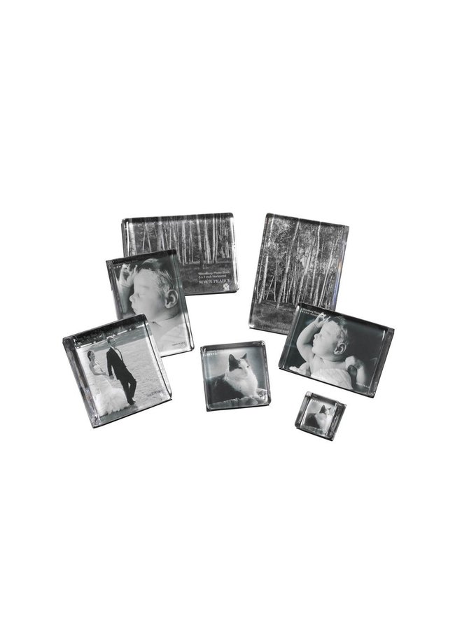 Woodbury Square Photo Block in Gift Box - 5 inch