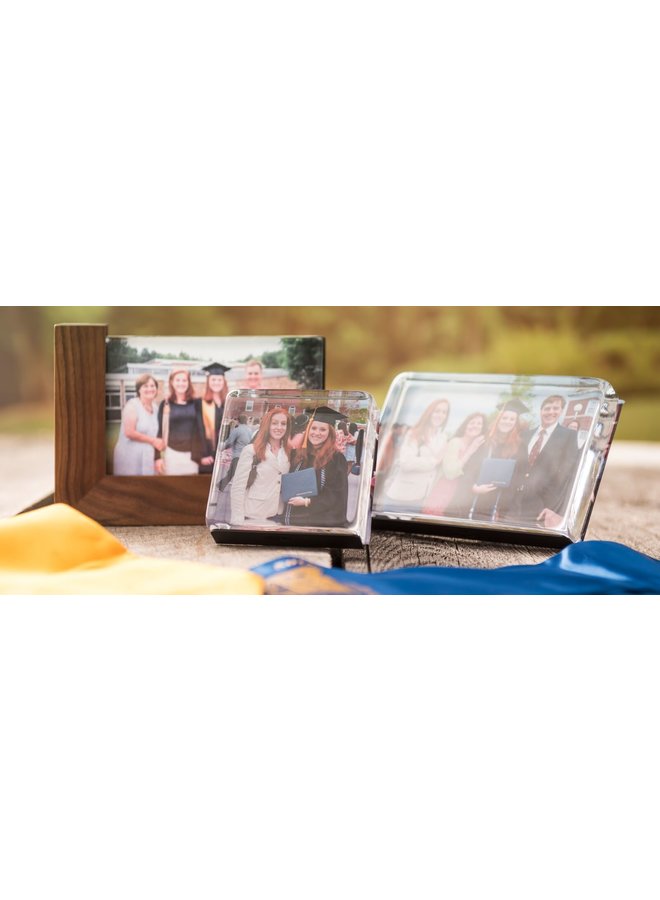 Woodbury Square Photo Block in Gift Box - 5 inch