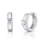 14KWG Diamond Huggie Earring (0.17ct)