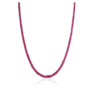 Candy Necklace Ruby 14K Lobster Clasp