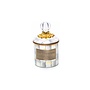 Sterling Check Enamel Canister - Mini